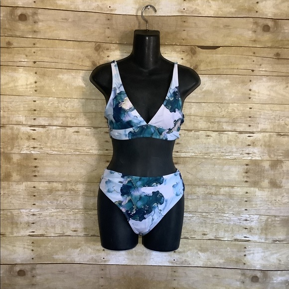 Women’s Shien marble bikini set size small - Picture 2 of 4